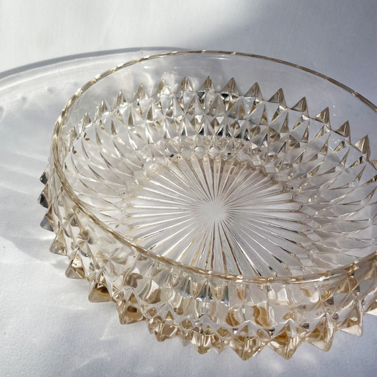 Studded, gothic-style fruit bowl